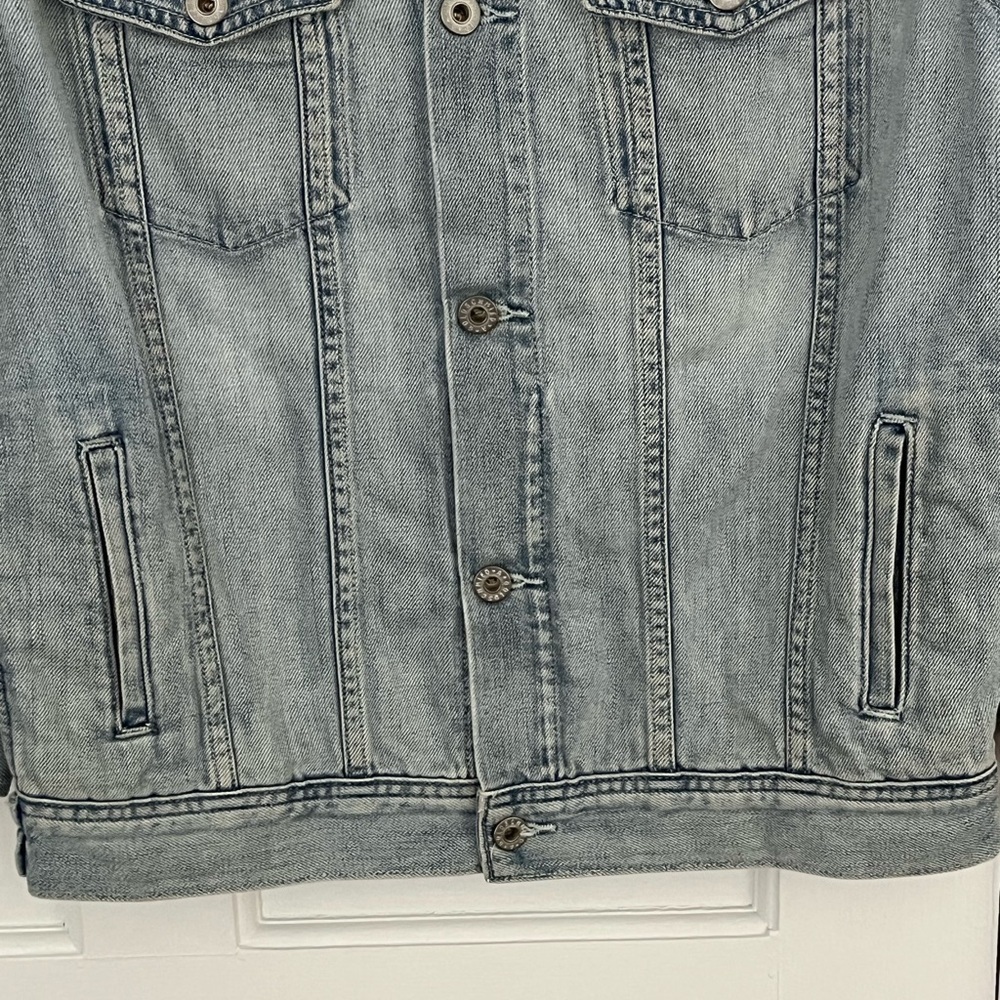 Ag Adriano Goldschmied Light Wash Denim
Jean Jacket Womens Size XS Streetwear - Picture 3 of 12